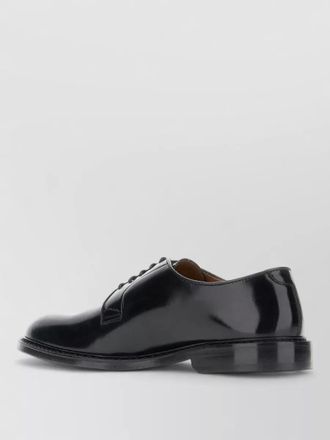 Doucal's leather derby lace-up shoes