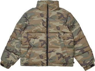 SUPREME FW18 Reflective Camo Woodland Down Jacket Olivegreen SUP-FW18-1086