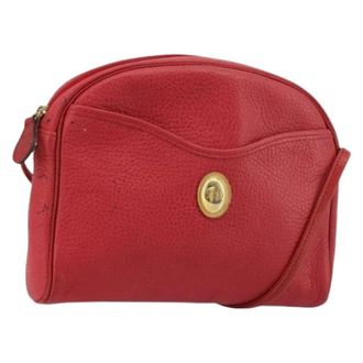 Dior Pre-owned Vintage Schoudertas - Dames - Pre-owned - Rood - Maat: ONE Size Leer