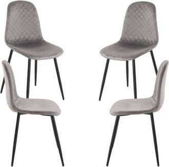 Regalos Miguel Packs Sillas Comedor - Pack 4 Sillas Boide - Gris