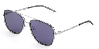 Sinner Nuqi Polarized SISU-948-20-P10 Mens Sunglasses Silver Size 55