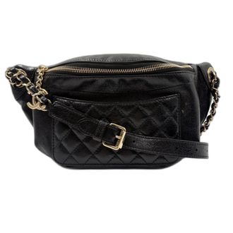 Chanel Matelasse Black Sling Bag (Pre-Owned)
