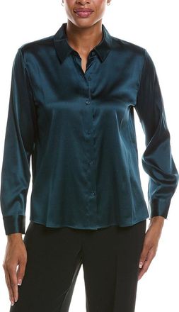 Eileen Fisher Eileen Fisher Petite Classic Silk-Blend Shirt