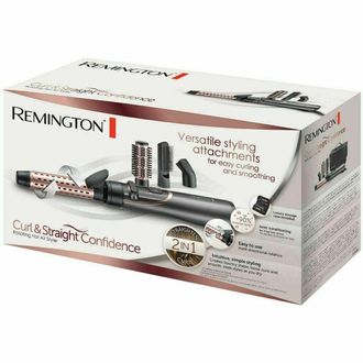 Remington As8606 Cepillo Secador Rotativo Negro Oro Rosa