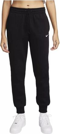 Nike Phoenix Fleece Mid-Rise Trainingsbroeken - Dames - Trainingsbroeken - Zwart - M - Katoen - Fitness