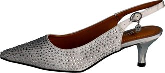 J. Rene&eacute; Ferryanne Steel Grey Satin FERRYA-SASTG-040 Womens