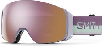 Smith 4D MAG 155mm Special Fit Snow Goggles in Lunar Fog Split /Rose Gold at Nordstrom, Size Medium