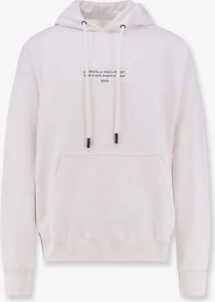 Off-white Felpa in cotone con stampa logo frontale - OFF WHITE - gender_Man
