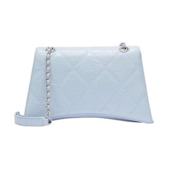 Silvian Heach Borsa a tracolla trapuntata con catena - - Bags - Donna - Blu - ONE SIZE