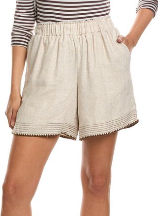 Nanette Lepore Linen-Blend Short