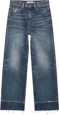 Chlo&eacute; Straight Jeans - Dames - Regular Fit Jeans - Blauw - W26 - Katoen - Jeans