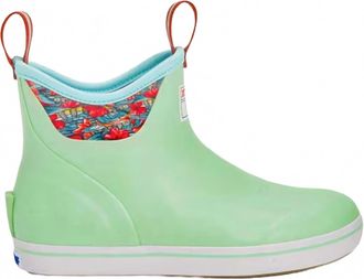 Xtratuf Womens Fishewear Ankle Deck Boot In Green