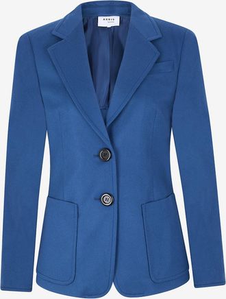 Akris Flanellblazer mit Reverskragen