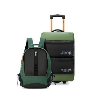 Jeep Softside 20 Two Wheel Rolling Travel Duffle Bag [JS006B] & Laptop Travel Backpack [JS011B] Set in Elm Green at Nordstrom