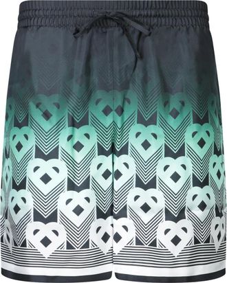 Casablanca Gradient Monogram Silk Shorts - Heren - Korte Broeken - Veelkleurig - M - Korte Broeken