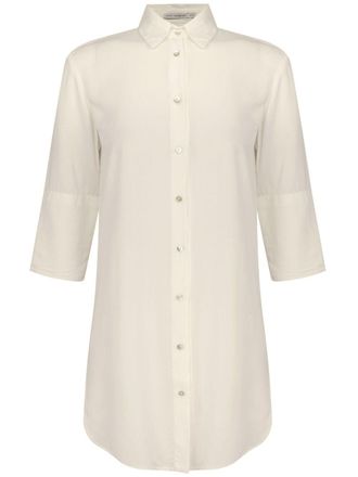 Lenny Niemeyer buttoned shirt dress - women - Viscose - GG - White