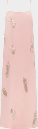 Alemais Cindy Embellished Slip Dress