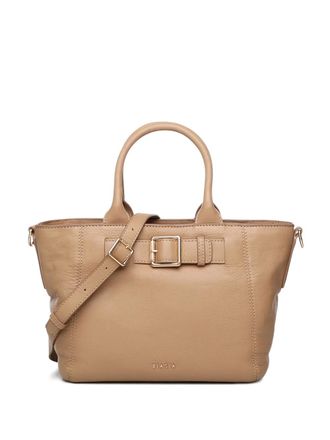 Francesco Biasia buckle-detail shoulder bag - Neutrals