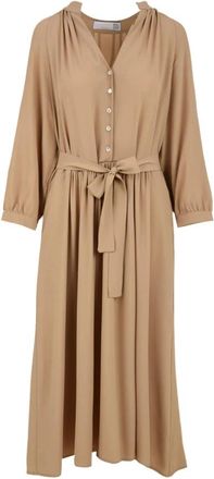 Douuod Pointer Dd 11 08 Roze Jurk - Dames - Shirt Kleedjes - Beige - M - Kleedjes