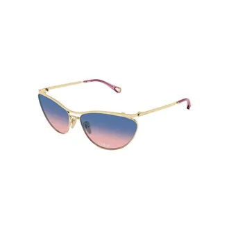 Chlo&eacute; Uma Zonnebril - Dames - Accessoires - Geel - Maat: ONE Size Zijde