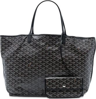 Goyard 2016 Goyardine Reversible Anjou GM tote bag - women - Fabric - One Size - Black