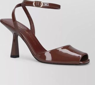 Stuart Weitzman heel sandals ankle strap open back
