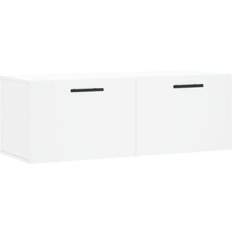 vidaXL Wall Cabinet White 100x36.5x35 cm Engineered Wood Vidaxl