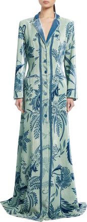 F.R.S. For Restless Sleepers Dipneo Velvet Maxi Dress In Mint