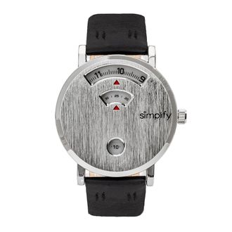Simplify The 7000 Leather-Band Watch, 40 mm