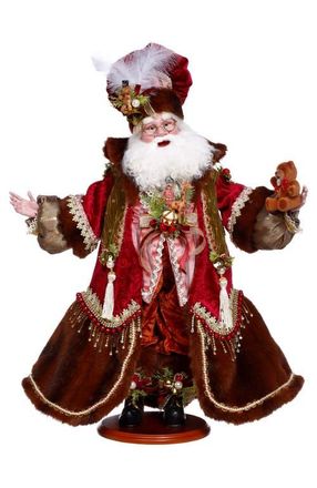 Mark Roberts Teddy Bear & Toys Santa in Brown at Nordstrom