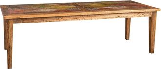 Biscottini International Biscottini - Solid rectangular or square Country Shabby dining table tavern office smoking meeting room