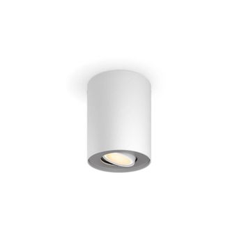 Philips Faretto a plafone led bluetooth hue pillar 4.2w 2200-6500k bianco - 32005500