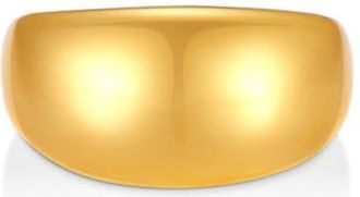 Mantra I Am Powerful - Dome Ring in Yellow Gold at Nordstrom, Size 9