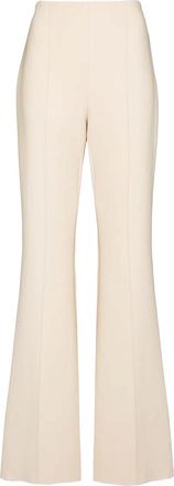 Ferragamo High-Waist Flared Trousers - Beige