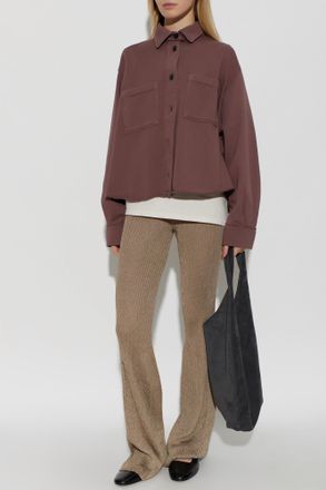 Akep Shirt With A vintage Effect, Womens, Brown
