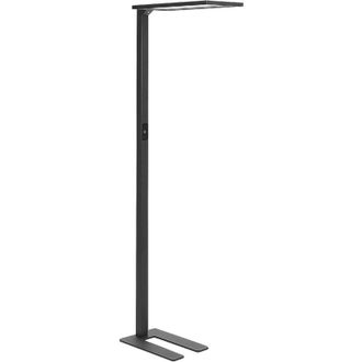 Beliani LED Floor Lamp ORION with Motion Sensor Metal Black