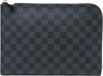 Louis Vuitton Pre-owned Clutches, female, Black, Size: ONE SIZE Pre-owned Pochette