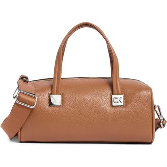 Calvin Klein Rue Satchel Bag in Caramel at Nordstrom Rack
