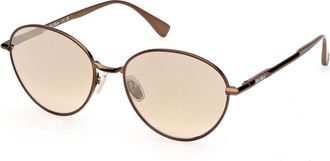 Max Mara MM0200 38L Womens Sunglasses Gold Size 54