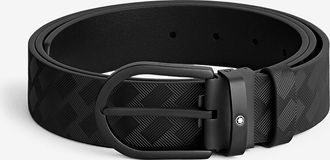 Montblanc G&uuml;rtel aus texturiertem Leder Extreme 3.0 - Black - 35 mm