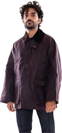 Barbour OS Bedale Wax - Heren - Jassen - Paars - Maat: 3XS Katoen