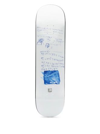 Rassvet Skateboard met print - Wit