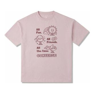 Converse (WMNS) Converse Block Party Oversized Tee Pink 10025885-A02