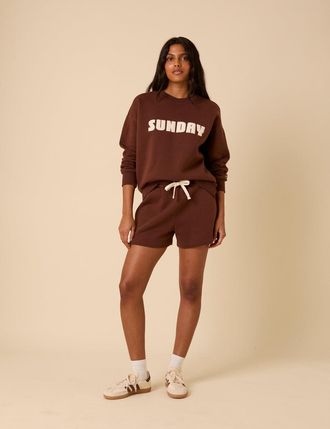 Nobody's Child Brown Sweat Shorts