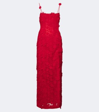 Blumarine Guipure lace gown
