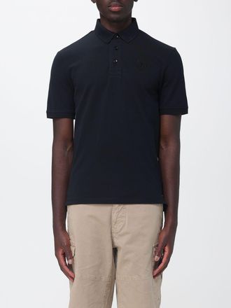 Blauer Polo in cotone