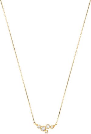 Dower & Hall Collana Stargazer in oro giallo 14 carati e diamanti