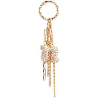 Chelsea28 Pav&eacute; Crystal Inital Bag Charm in N- Clear- Gold at Nordstrom