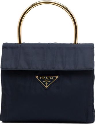 Prada Pre-owned Prada Tessuto Metal Top Handle Bag Ladies 6P9PQ4AQOB8DXP5V