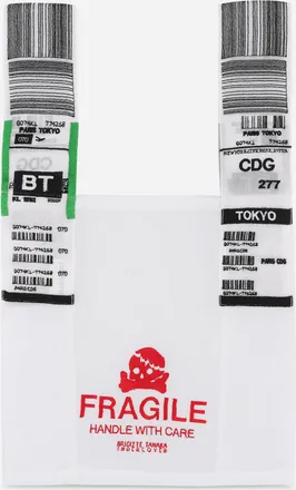 Undercover Brigitte Tanaka Nylon Organza Shopping Bag Off White